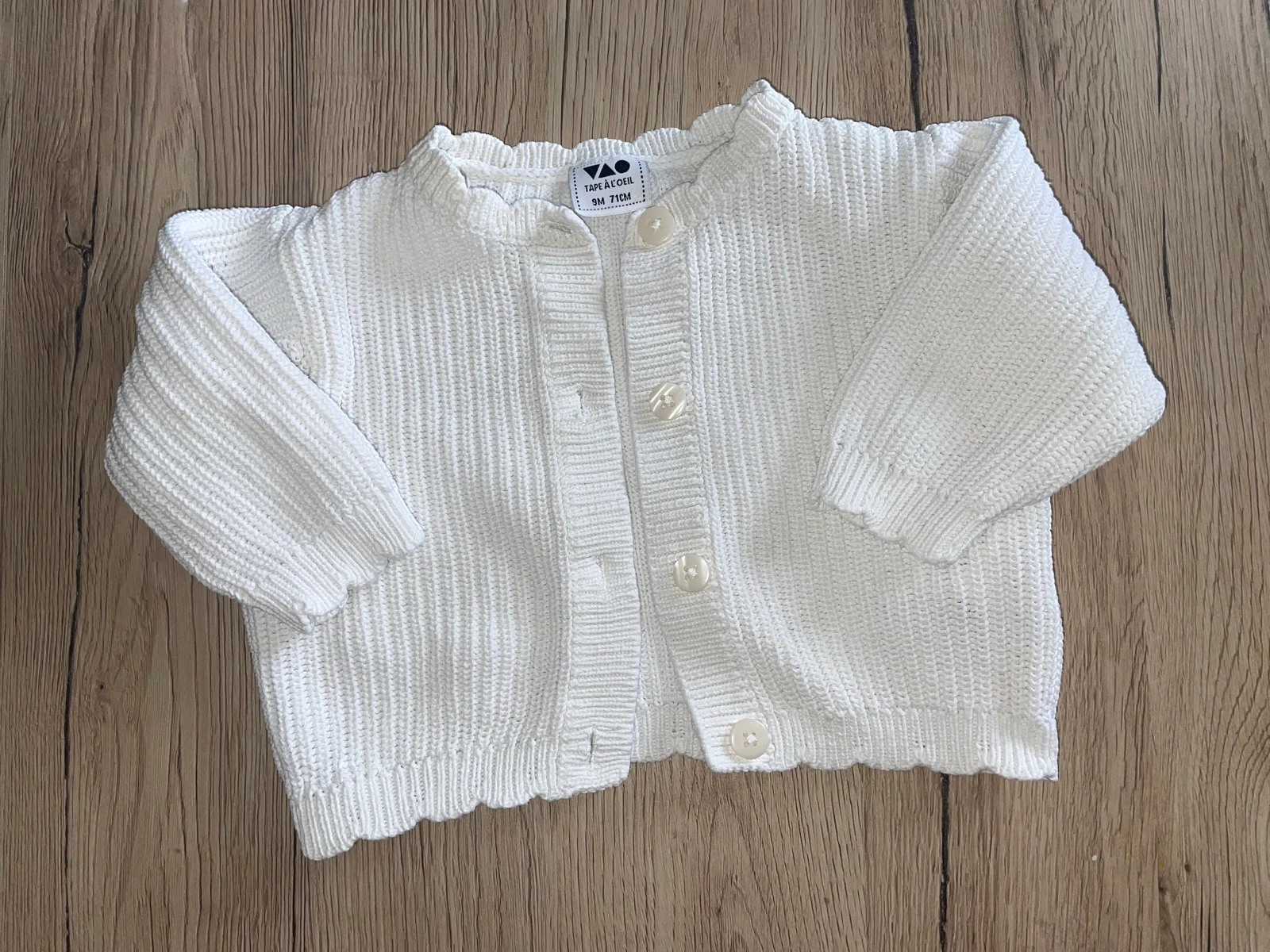 Gilet épais 9 mois 71 cm tape à l’œil 